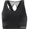 Salomon Cross Run Bra Deep Black W - Top Running Donna