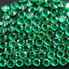 Certificato Naturale 0.90 MM Taglio Rotondo Muzo Verde Smeraldo Loose Gemma 500