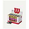 Wilson Comfort Overgrip Box (Ultra overgrip) confezione da 60 pezzi in colori assortiti