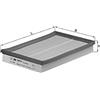 MAHLE Filtro aria LX977D | Compatibile con: SEAT CORDOBA, IBIZA III, LEON, TOLEDO II, SKODA FABIA I, FABIA I Combi, FABIA I Stufenheck, VW BORA I