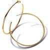 PANDORA Essence Orecchini a cerchio placcati in oro 14k