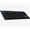 Logitech Tastiere Logitech G915 Tkl Lightspeed meccanica rgb wireless Nero [920-010587]