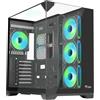 Itek Case Itek Dark Cave Pano ARGB Mid-Tower ATX Nero [ITGCADCPAB]