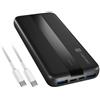 NATEC Batteria portatile Natec Trevi Slim Q V2 Powerbank 10000mAh Micro Usb/Usb-a/Usb-c 20W Nero [NPB-2294]