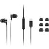 Lenovo Auricolari Lenovo 4XD1J77351 Cablato Usb-c per ufficio con microfono Nero [4XD1J77351]