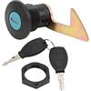 aqxreight Serratura Coda Monopattino Raccordo Alluminio Plastica Universale per Moto Elettriche e Bauli Portaoggetti (Gancio C)