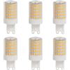 Aiwerttes Lampadina LED G9 da 12 W, luce bianca calda, non dimmerabile, a risparmio energetico, equivalente a lampadine alogene da 100 W, senza sfarfallio, confezione da 6