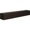 LBSIGN Mobile TV Sospeso 200 cm 4 Ante A Ribalta Nero Opaco Lume