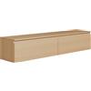 LBSIGN Mobile TV Sospeso 150 cm 2 Ante A Ribalta Rovere Lindberg Lume