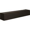 LBSIGN Mobile TV Sospeso 175 cm 2 Ante A Ribalta Nero Opaco Lume