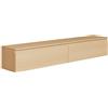 LBSIGN Mobile TV Sospeso 175 cm 2 Ante A Ribalta Rovere Lindberg Lume