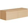 LBSIGN Mobile TV Sospeso 100 cm 2 Ante A Ribalta Rovere Lindberg Lume