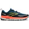 Brooks Cascadia 18 Blu Legion Nero Flame - Scarpe Trail Running Uomo EUR 41 / US 8