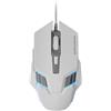 Mars Gaming MM024, Mouse Gaming RGB, Sensore Ottico 4000 DPI, Switch Meccanici Huano, RGB Flow, Regolazione On-the-fly 1200/2400 / 3200/4000 DPI, Compatibilità Multipiattaforma, Bianco