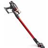 H.Koenig UPX18, FullPower-Aspirapolvere Senza Fili 2 in 1, Autonomia Fino a 40 min, Alluminio, Rosso, UPX18-22KPA, 220 W, 0.8 Liters, 68 decibeles