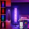 Neoglint Lampada da Terra LED Dimmerabile,11W RGB Lampada Terra con Controllo App Telefono,32 Modalità Multicolori,Sincronizzazione Musica,Velocità Luminosità Regolabile, Soggiorno Camera da Letto
