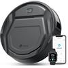 LEFANT Robot Aspirapolvere,Potenziamento del Tappeto,2200Pa,120 Minuti,Piccolo aspirapolvere robot 7,8 cm sottile 28 cm Diam,Wi-Fi/App/Alexa,Ideale per peli di animali domestici M210P Grigio