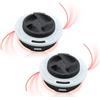 AUMEL 2 pezzi Testina di Taglio Autocut C26-2 per Stihl Decespugliatore FS55 FS55R FS56 FS56RC FS70 FS80 FS85 FS90 FS110 FS120 FS130 FS131 Testa del Decespugliatore 4002-710-2169