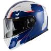 MPH CASCO MOTO MODULARE MPH RAPTOR SPACE BIANCO ROSSO BLU E06 TAGLIA XS S M L XL XXL