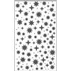 Vaessen Creative Mini Taschina per Embossing, Cielo Stellato, Per Aggiungere Texture e Dimensione a Pagine di Scrapbooking, Biglietti e altri Progetti Creativi con la Carta