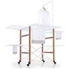 Foppapedretti Stendibiancheria pieghevole 35 mt di Stenditura Stendino in Legno colore Noce - 9900420412 Super Gulliver