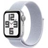 Apple Watch SE GPS 40mm Cassa in Alluminio Color Argento con Blu tempesta Sport Loop - MXEE3QL/A