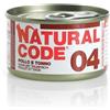 Natural Code Cat Adult 04 Pollo e Tonno 85 g