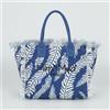 Mimi Mua BORSA SHOPPER PICCOLA IN FANTASIA BLU