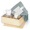 hi!dea™ Tazza regalo in kit con candela profumata e coperta cozy personalizzate o neutre