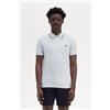 Fred Perry per uomo. [M3600] Polo M3600 bianca, Bianco, Casual, Cotone, Manica corta
