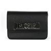 Just Cavalli per donna. [77RA4BBA_ZS766] Borsa con scritta in metallo nero, Casual, Poliestere