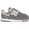 New Balance unisex per bambino. NW574V1 Scarpe da ginnastica 574 New-b grigie [3126900], Basso, Velcro, Casual, Grigio, moda per bambini