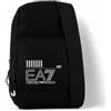 EA7 unisex. [245087_CC940] Borsa a tracolla Train Core grande in tessuto riciclato ASV nero, Casual, Poliestere