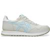Asics per donna. [1202A400] Scarpe da ginnastica Tiger Runner II beige e blu, Basso, Stringhe, Casual