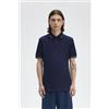 Fred Perry per uomo. [M3600] Polo M3600 blu, Casual, Cotone, Manica corta