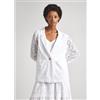Pepe Jeans per donna. [PL402376] Giacca bianca Marisa, Bianco, Casual, Cotone