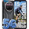 Does not apply Smartphone massiccio robusto indistruttibile da lavoro 5G Android 15-48GB+512GB