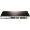 D-Link Switch di rete D-Link DGS-1210-28P Gestito L2 Gigabit Ethernet (10/100/1000) Supporto Power over (PoE) 1U [DGS-1210-28P_I]
