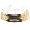Freddy Bracciale multi-filo in acciaio gold con catena a serpente
