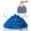 VEVOR Palline Filtranti per Piscina per Filtro a Sabbia, 1,81 kg, Materiale Filtrante in Fibra di Poliestere Blu Riutilizzabile con Sacchetto Lavaggio, per Piscina Acquario Vasca Piscina Fuori Terra