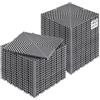 VEVOR Tappetino di Drenaggio ad Incastro 310 x 310 mm Cuscino ad Incastro Modulare da 40 Pezzi, Piastrelle per Pavimenti di Drenaggio Grigio Antiscivolo e Tappetino per Doccia, per Garage Giardino