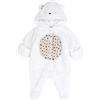 Chicco Tutina Con Apertura Davanti, Pigiama Bimba 0-24, Bianco (1-1M), 0 mesi, Designed in Italy