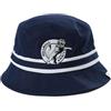 Beyond Happy Cappello da pescatore Millwall blu navy, resistente, 100% cotone, unisex, con stemma ricamato del Millwall Lions Club e etichetta Pride of London, Multicolore, Taglia unica