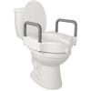 Mobiclinic, Rialzo per wc, Cibeles, Alza water anziani, Marchio europeo, Braccioli imbottiti, Con maniglie, Ausili il bagno, Disabili, Mobilità ridotta, Bidet, 10 cm