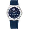 Tommy Hilfiger Orologio con Movimento al Quarzo a Tre Lancetteper i Giovani con Cinturino in Silicone Blu - 1720040, Blue