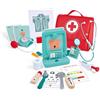 Hape Set Medico, Set da Gioco in Legno per Bambini, Kit da Dottore con Strumenti interattivi