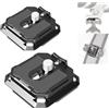 NEEWER Piastra a Sgancio Rapido Quadrata da 38mm 2pz, Piastra per Fotocamera QR Tipo Arca Anti Caduta Compatibile con Peak Design Capture V3 Clip Tracolla Testa del Treppiede, Max 17,6lb/8kg QPR-5B