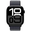 Apple Watch Series 10 Serie 10 GPS 46mm Cassa in Alluminio color Jet Black con Sport Loop