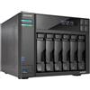 Asustor LOCKERSTOR 6 NAS Desktop Intel® Celeron® N5105 8 GB DDR4 HDD ADM Nero