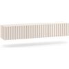Selsey Derriva - Mobile per TV, 170 cm, con fronti scanalati, Soft Close, sospeso, beige chiaro